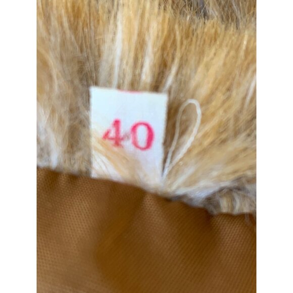 Vintage 80s Womens Faux Fur Mid-Length Coat Size 8 RO10553 - Picture 4 of 11